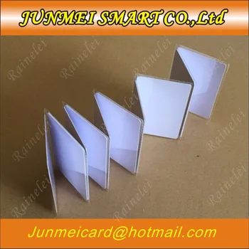 

1000pcs/Lot RFID Card 13.56Mhz 1k S50 Proximity IC Smart Card Tag 0.8mm Thin For Access Control System ISO14443A