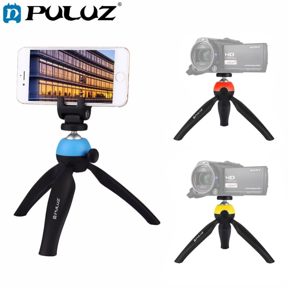 PULUZ Mini Tripod With Phone Holder For Iphone Xiaomi Samsung Android
