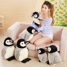 Очень хорошее популярное моделирование пингвин плюшевые игрушки чучело игрушечные Пингвины для детей Образование украшение дома приличная кровать игрушка