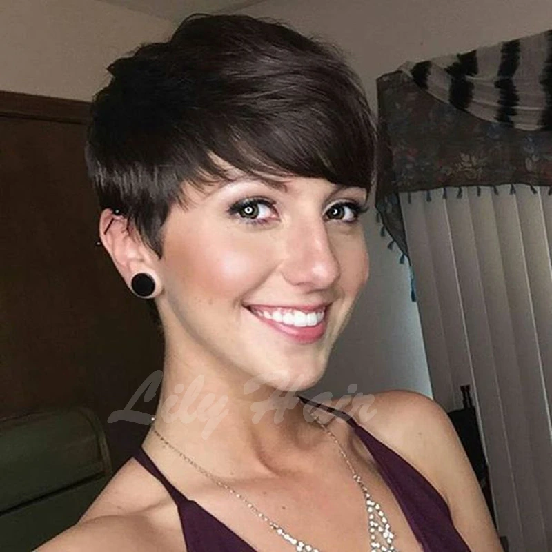 Amateur party short hair