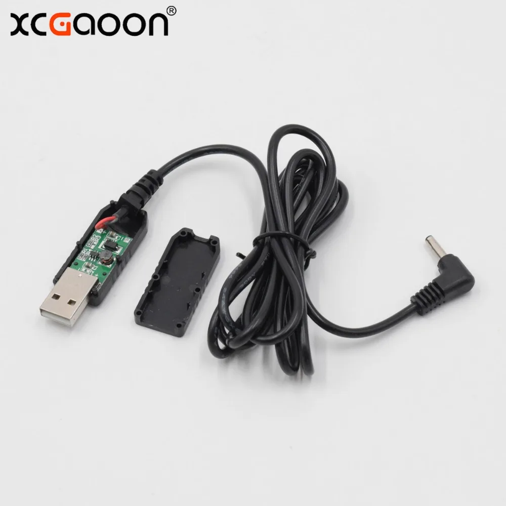 XCGaoon автомобильный DC-DC конвертер 5 в 12 В usb зарядный кабель для автомобиля электронная собака/gps, USB вход 5 В, 3,5 мм внешний выход 12 В А Макс