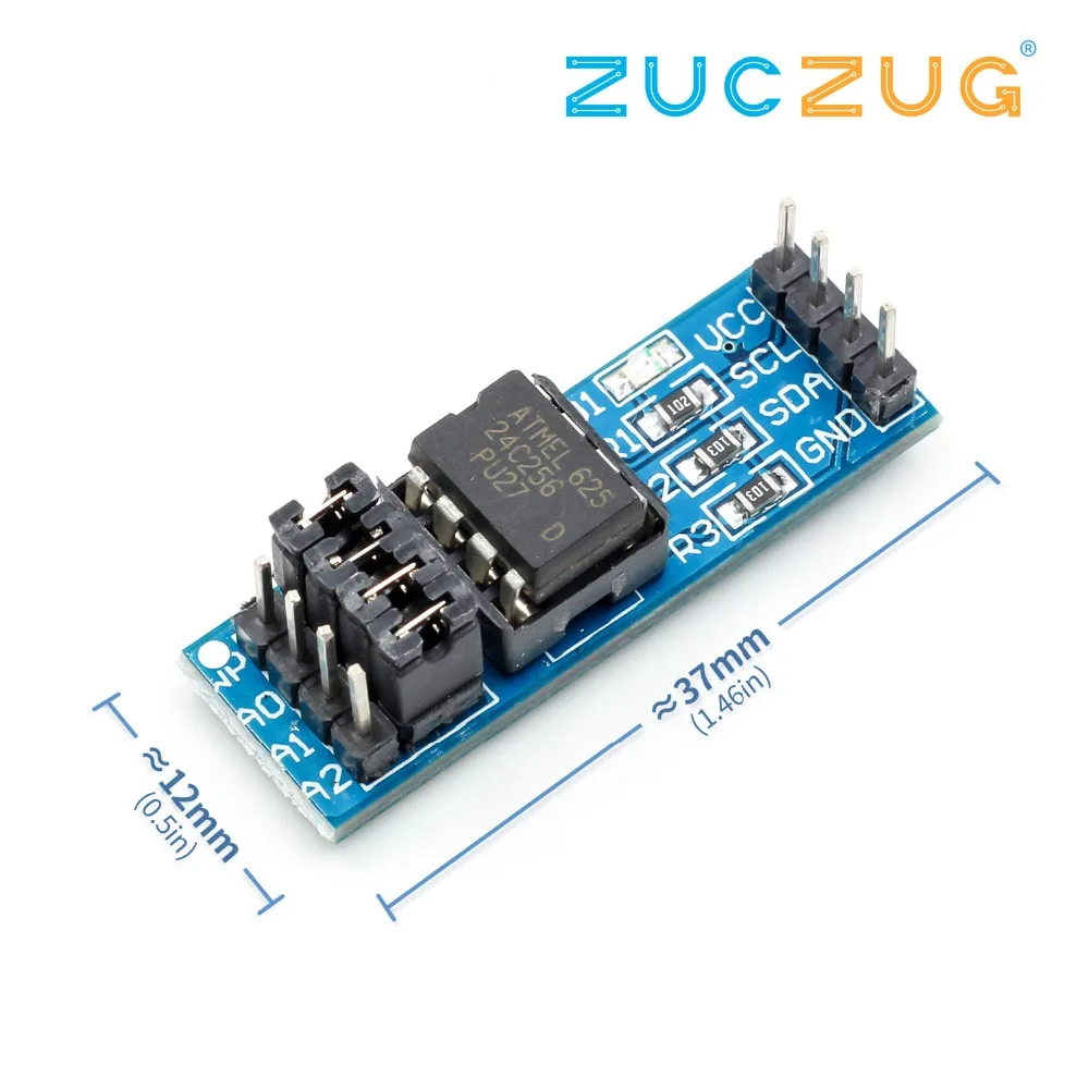 Новый модуль памяти EEPROM с интерфейсом AT24C256 24C256 I2C | Электронные компоненты и
