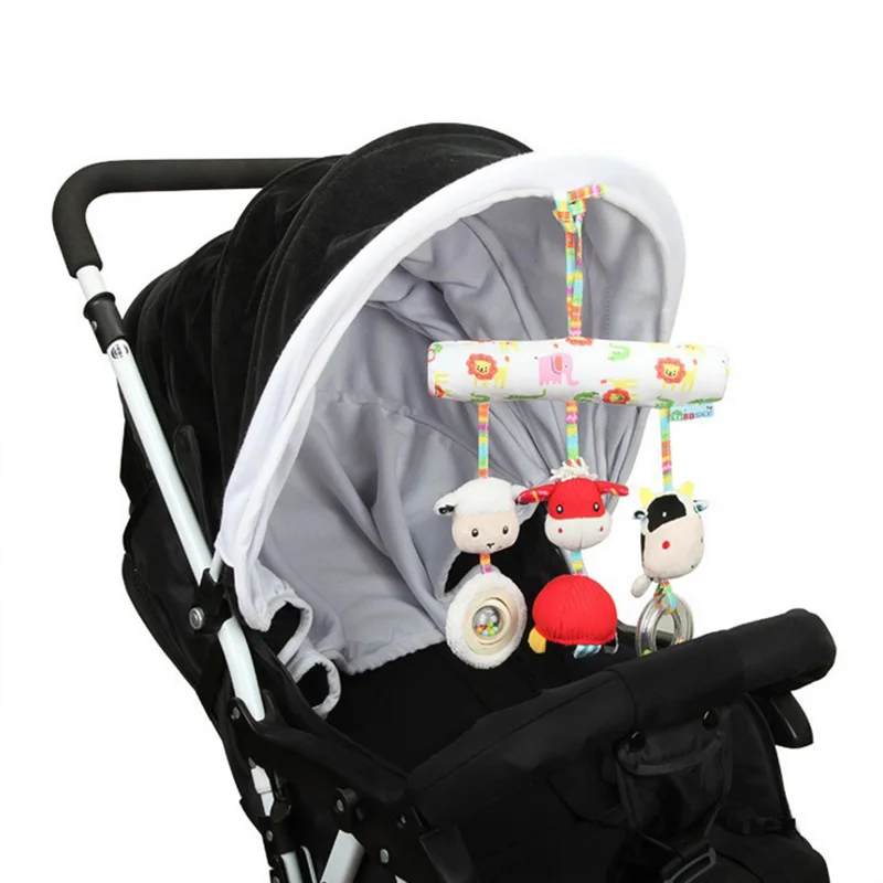 

Newborns Baby Toys Rattles 0-12 Months Cute Infant Stroller Mobile For Baby Cribs Hanging Bell Stuffed Animals Plush Toy