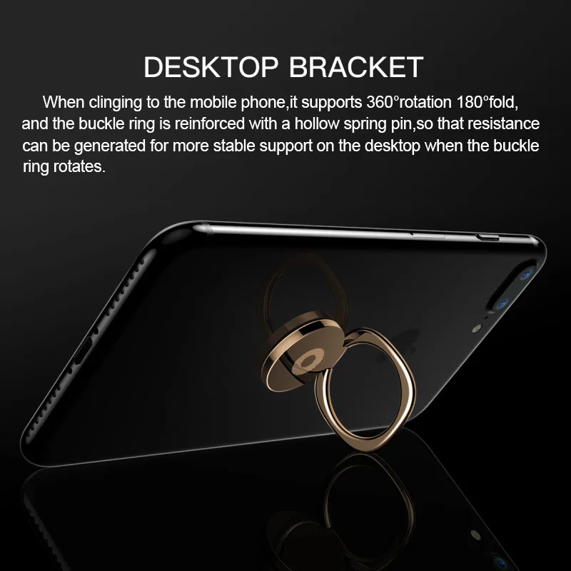 OLAF Luxury 360 Degree Metal Finger Ring Holder Smartphone Mobile Phone Finger Stand Holder For iPhone 7 8 Plus X Samsung Tablet