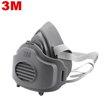 3M Respirator Mask Industry Painting Spray Dust Gas Mask With 3M 501 5N11 6001CN Chemcial Half face Mask - Цвет: Masks