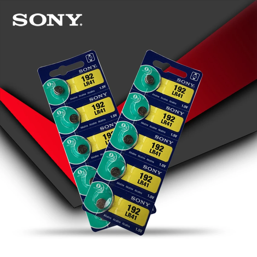 5 шт. sony оригинальная Батарейная батарея SR41 AG3 G3A L736 192 LR41 392A 1,5 V монета батареи сделано в Японии