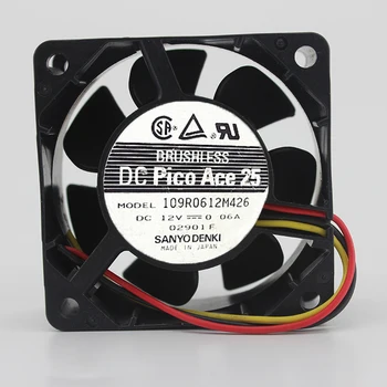 

6025 12v 0.06A 6CM / cm ultra-quiet chassis cooling fan 109R0612M42