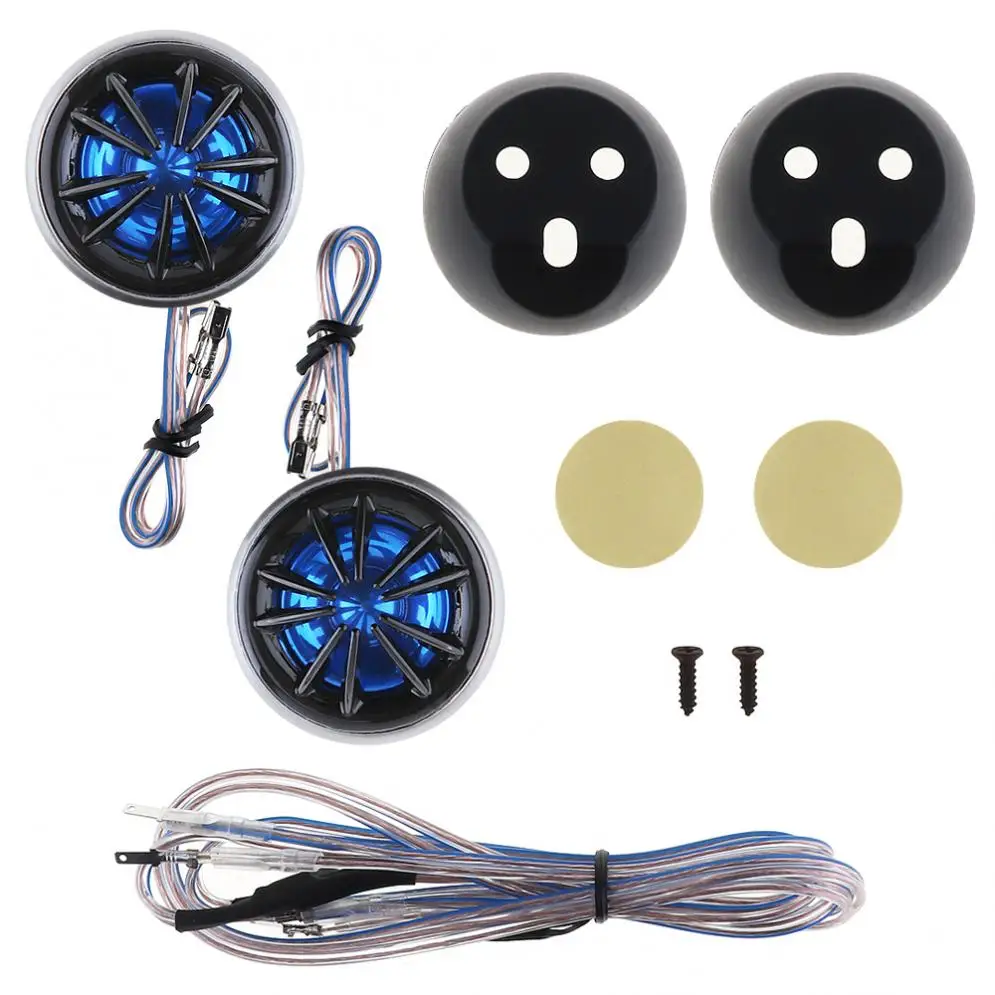 Alto-falante de Áudio Estéreo do Carro Yh-66 Carro Chifre Cúpula Tweeter Super Potência Alto-falante Tweeters Agudos Alto Falantes 2 Pçs 150 w Dc12v 10 chifre cúpula tweeter super potência alto-falante de