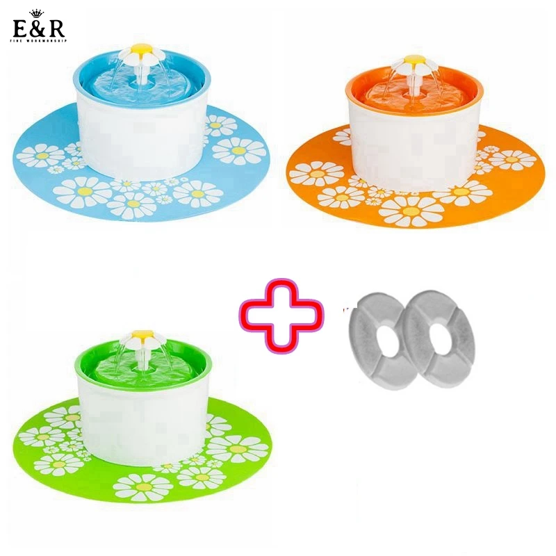 Skup Automatyczna fontanna wodna dla kota dla zwierząt dozownik do wody duża wiosna miska do picia podajnik automatyczny do napojów Cat 1.6L 3 kolory