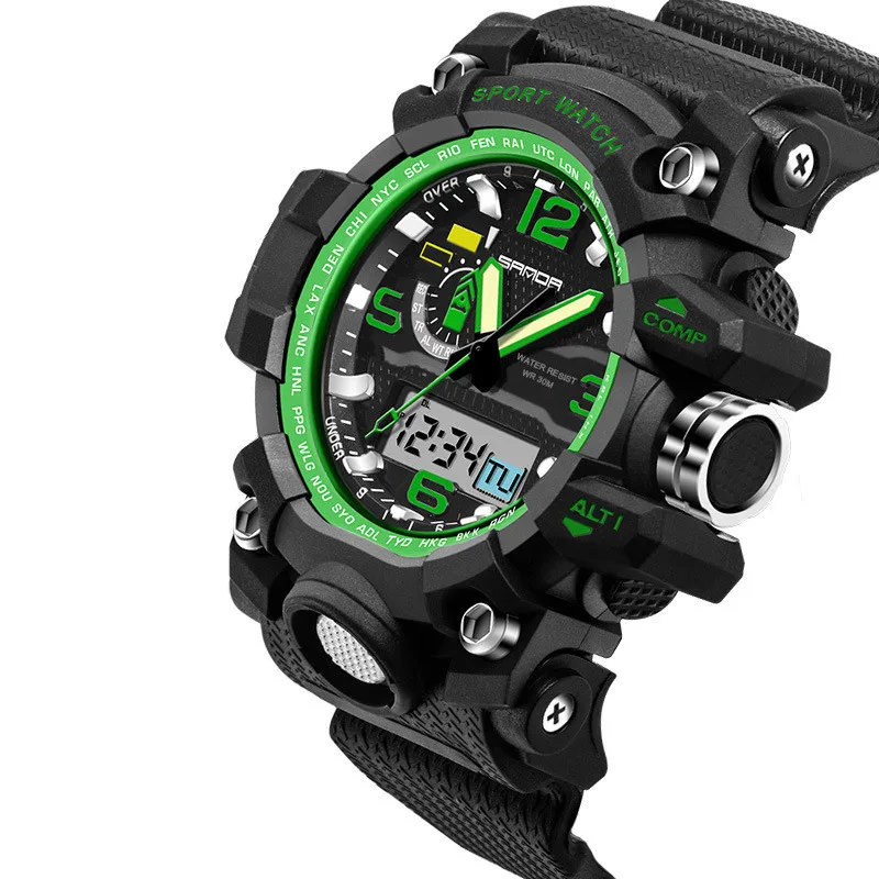 

Multifunctional luminous electronic watch waterproof sports youth watch