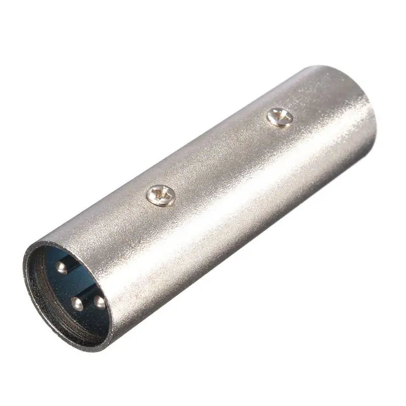 1 шт. 3 pin XLR Соединительный разъем мужской пол чейнджер аудио микрофон DJ адаптер| |