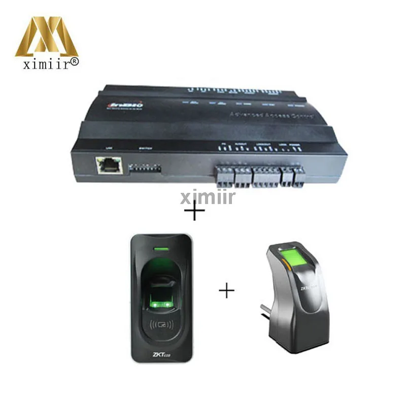 

Inbio160 single door access control board access control panal +1PCS FR1200 fingerprint reader +1pc ZK4500 fingerprint sensor