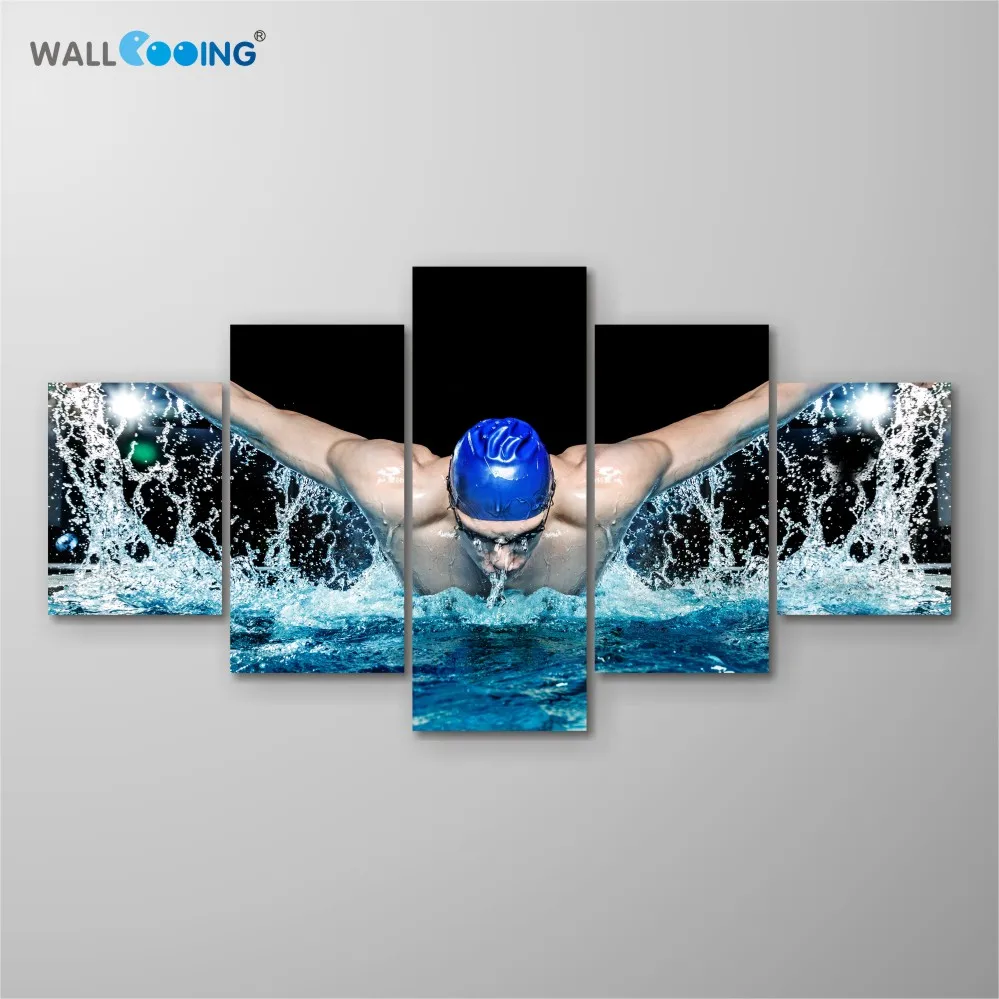 2018 new decorative painting print canvas painting home gym gym