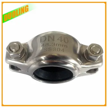 

DN 40 1.5" 48.3 mm 1200 psi Stainless Steel 316 Pipe Clamp Coupling