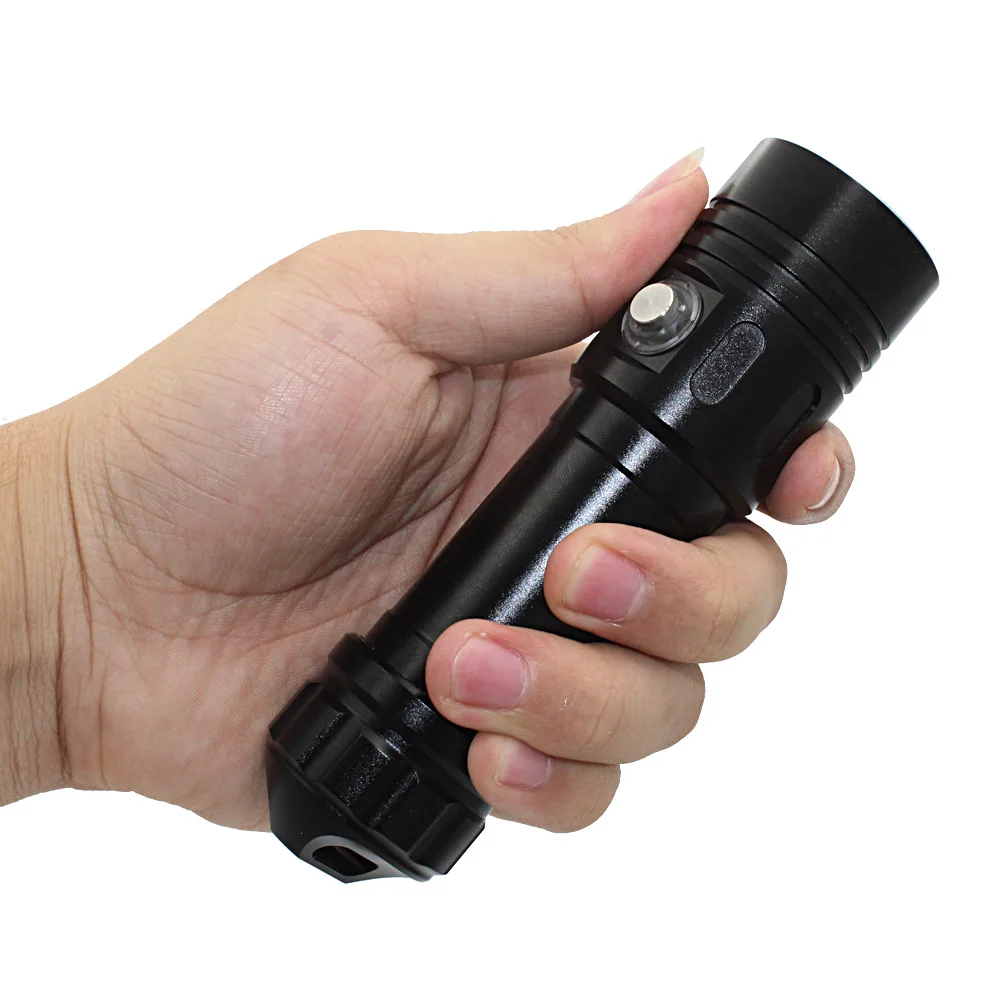 LED diving flashlight XM L2 white light underwater 50m light torch 26650 battery waterproof flashlight led dive torch light lamp