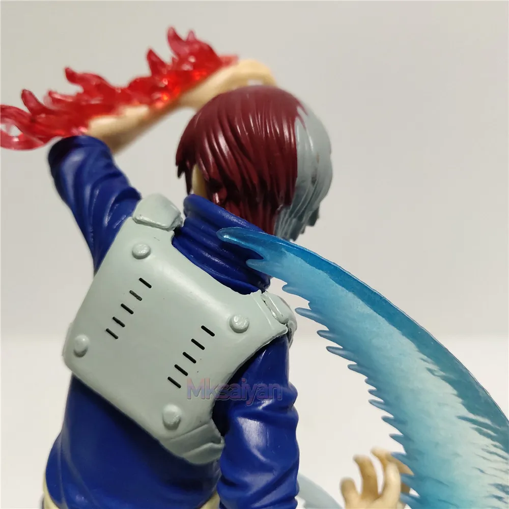 My Hero Academy Figure Todoroki Shoto Боевая сцена светодиодный светильник фигурка героя Boku No Hero Academy Shouto Todoroki ПВХ Модель игрушки