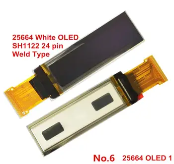 

24pin OLED display white color 2.08 inch screen SH1122 controller 256x64 Support software 256-level brightness adjustment