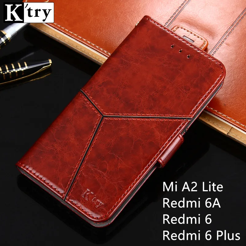 

A2 Lite Flip Case for Xiaomi Mi A2 Lite Stand Wallet Style leather Silicone Cover for Xiaomi Redmi 6A 6 Pro Fundas Card Sltos
