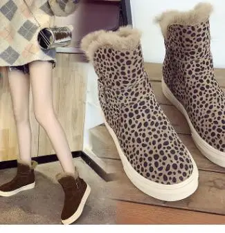 

2018 new plus velvet warm cotton boots casual cotton shoes Korean students Harajuku