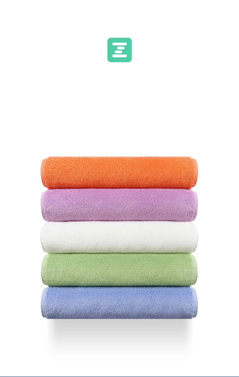Xiaomi Updated ZSH Polyegiene Antibacterical Towel Young Series 100% Cotton Towels 5 Color Highly Absorbent Bath Face Hand Towel (8)