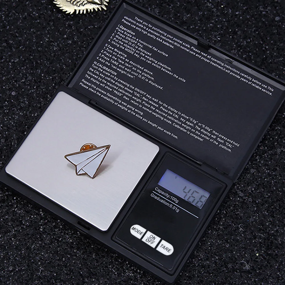 0,01 г ручной Точный мини весы ЖК-дисплей золотые ювелирные весы 100 г цифровые весы вес Взвешивание электронные ювелирные карманы весы