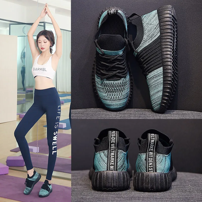

Breathable Women's Shoes Mesh Flat With Cotton Ankle Shoes Casual Walking Stripe Sneakers Loafers Soft Shoes Female Footwear