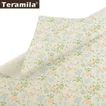Teramila хлопок саржевая ткань с цветочным принтом Tissus Telas Por Metro DIY шитье скрапбукинг Tissus патчи Одеяла материал
