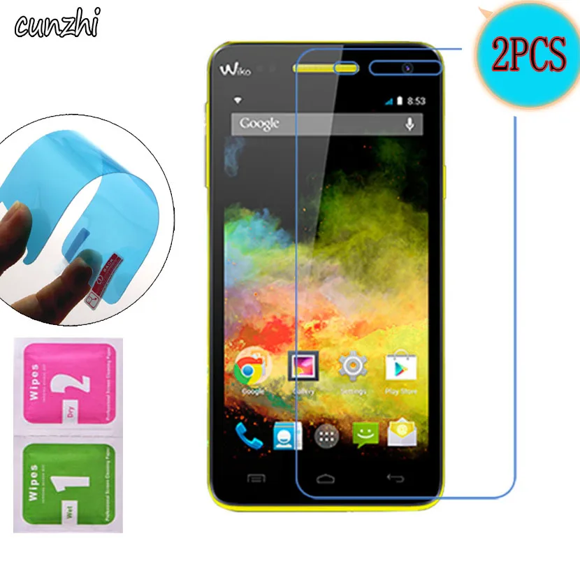 2PCS For Wiko Rainbow4G Ultra Clear TPU Soft Nano Explosion proof