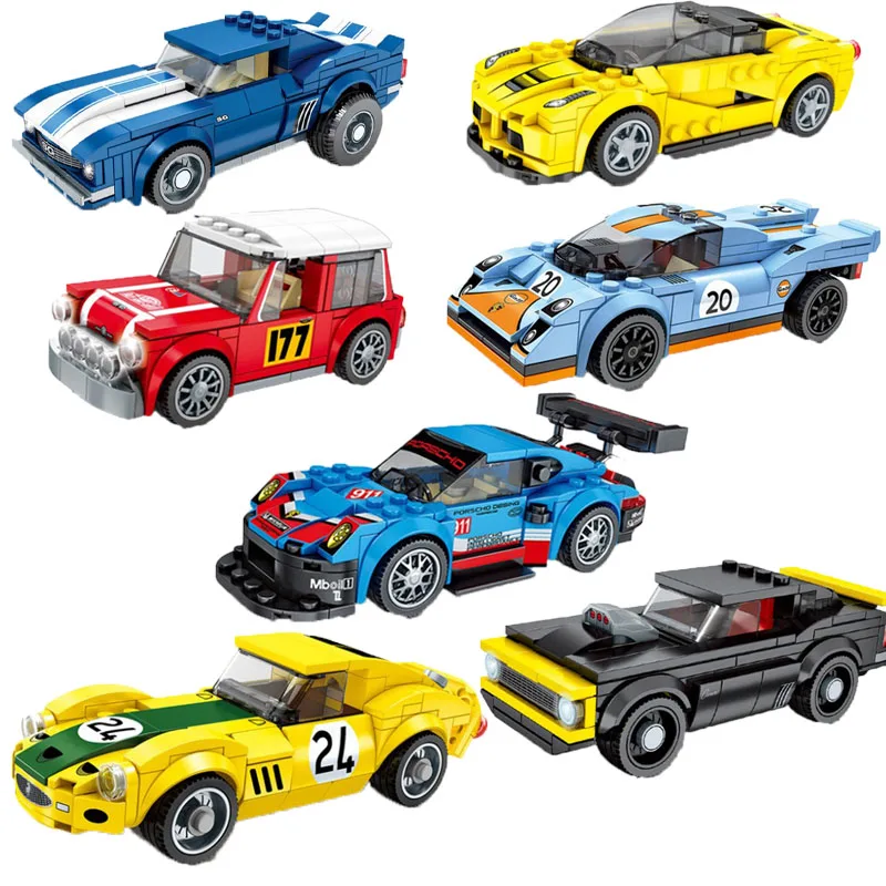 

New Technic City Super Racers Cars Speed Champions With Legoinglys Car Blocks Racing Building Models Children Kids Toys Gift