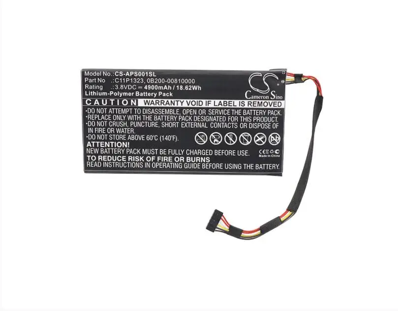 

Cameron Sino 4900mAh battery for ASUS P93L PadFone S P92L PF500KL PF500K 0B200-00810000 C11P1323 Mobile, SmartPhone Battery