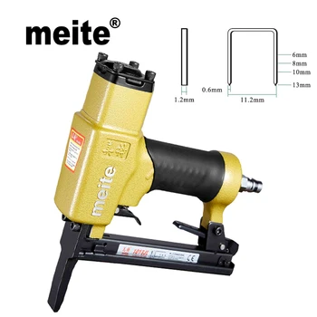 

Meite 1013JL 20GA crown 11.2mm fine wire stapler by leg length 6-13mm staple air gun stapler for furniture Jun.14 Update tool