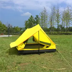Горячая продажа супер легкий 2-3 человек Водонепроницаемый Открытый Кемпинг Палатка, CZX-069 Рипстоп палатка-вигвам, тип туристический тент