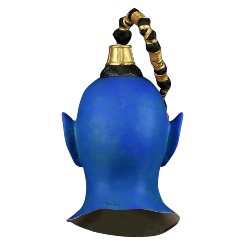 Высший сорт латексная маска Аладдина волшебная лампа Jinn латексная маска для косплея маска на всю голову