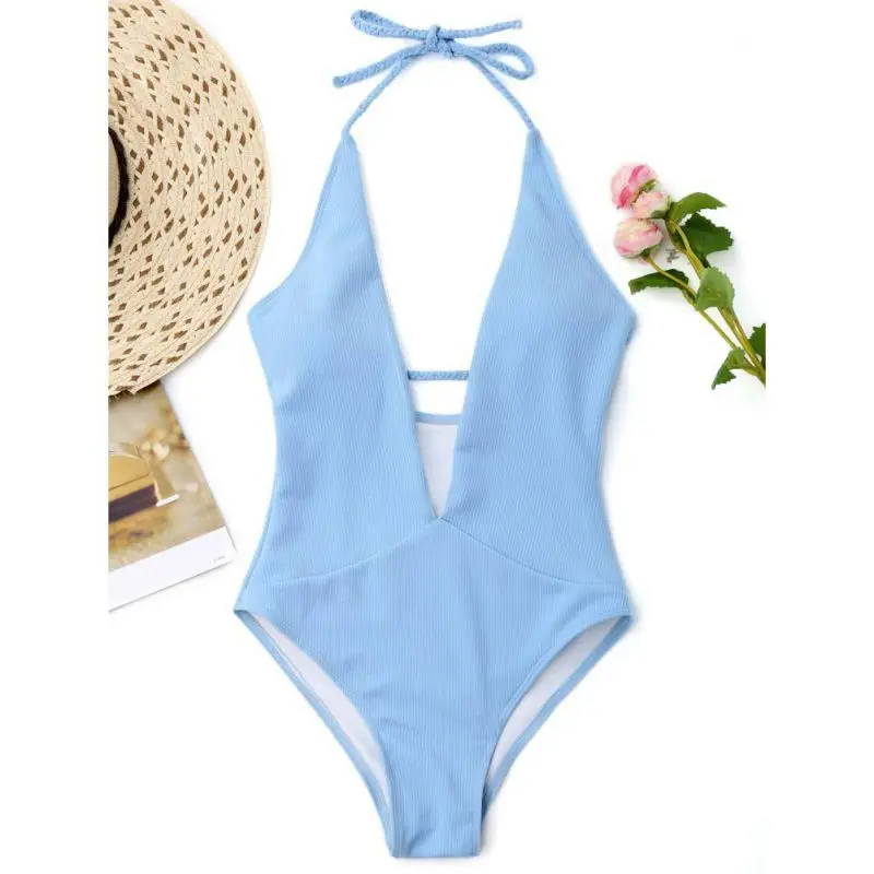 

One Piece Swimsuit Summer Swim Wear Beach Wear Swimsuit Sexy Swimwear Women Bodysuit Bathing Suit New