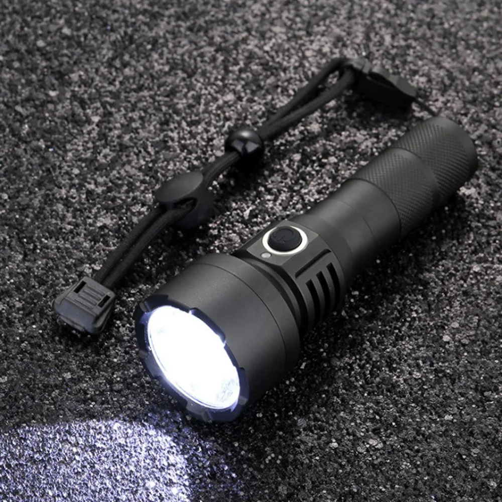 

Soshine 5 Mode LED Rechargeable Flashlight with adapter XML T6 torch 1100 lumens 18650 Battery Outdoor Camping Powerful