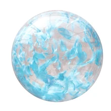 1 шт. надувной шар для воды 60 см, играющий маленький свежий Круглый прозрачный открытый пляжный спортивный Крытый фото реквизит мяч интерактивная игрушка