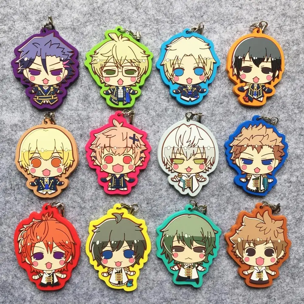 Резиновый брелок Tsukiuta из аниме Муцуки хаджим NAGATSUKI YORU KISARAGI KOI YAYOI HARU SATSUKI AOI MINADUKI RUI