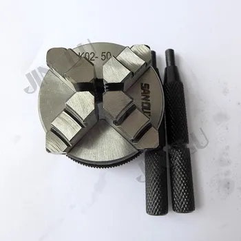 

4 Jaw Mini Lathe Chuck Self Centering Chuck SANOU K02-50 M14*1 thread 2'' Inch 50mm