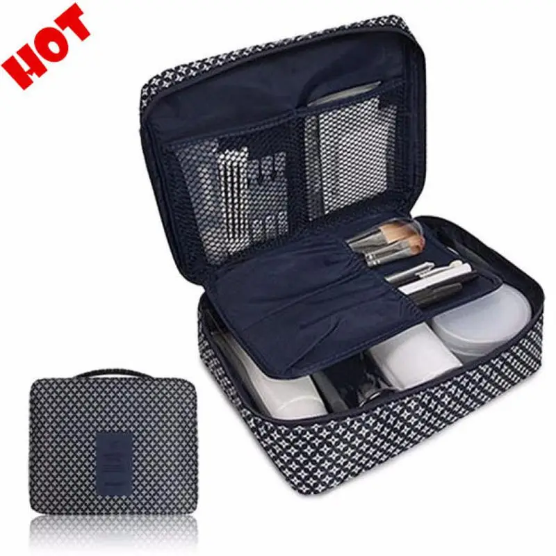 

Pockettrip Clear Cosmetic Makeup Bag Toiletry Travel Kit Organizer Household Home Storage Organizers Housekeeping BU