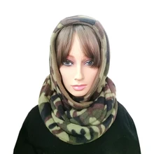 Уличная камуфляжная кепка с изоображением леопарда наборы с шарфом женские мужские зимние толстые теплые ветрозащитные повседневные спортивные армейские кемпинговые шапки шейный платок наборы