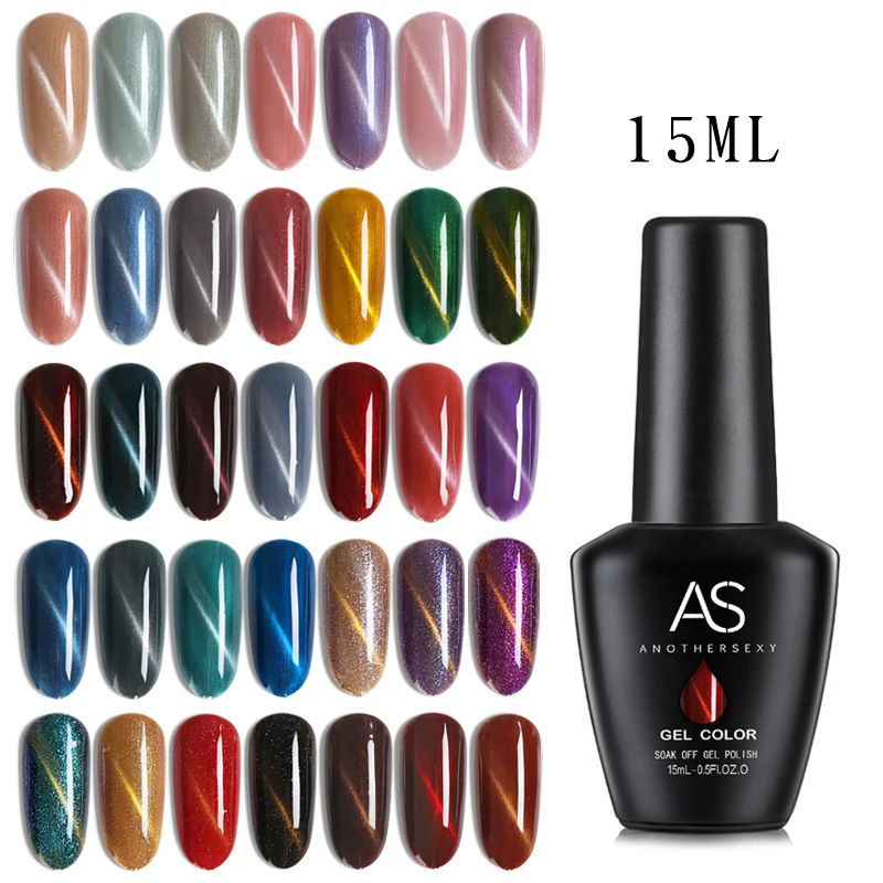 

36 Cat Eye 3D Gel Polish Cat Eye Gel Soak Off LED UV Nail Art Gel Lacquer Varnish Cat Eye Gel V