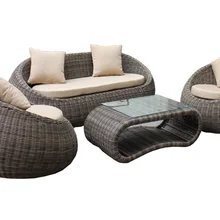 Современный дизайн, Пластик Плетеная для патио дешевая мебель для внутреннего бассейна