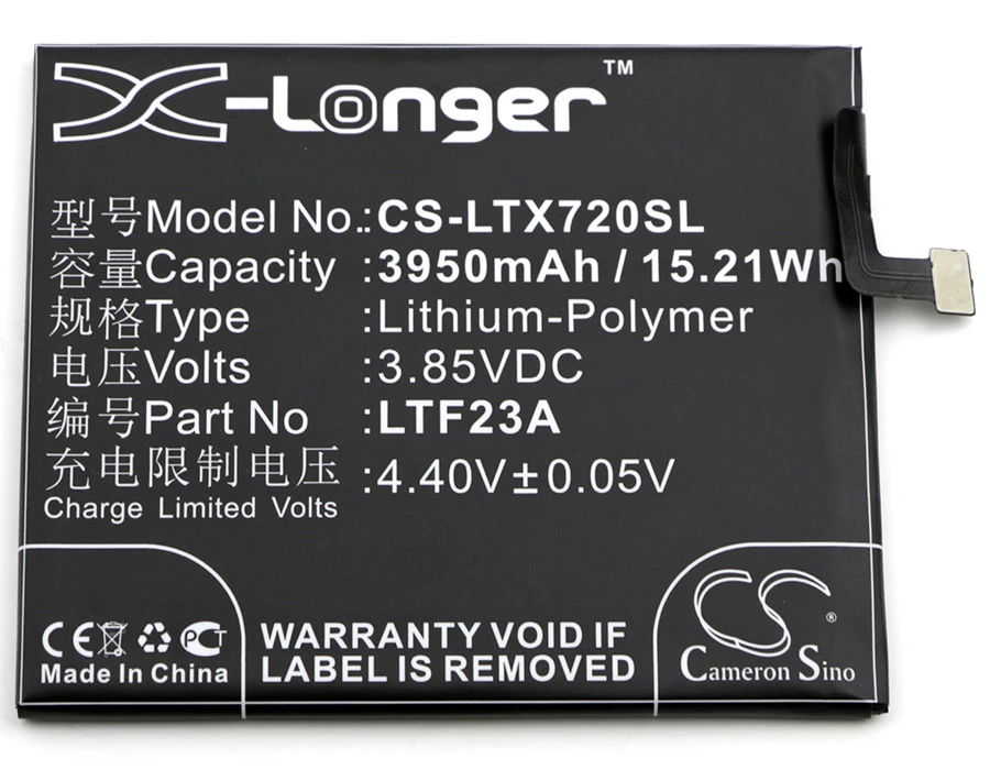 

Cameron Sino 3950mAh Battery LTF23A for LeTV Le Pro 3, X720