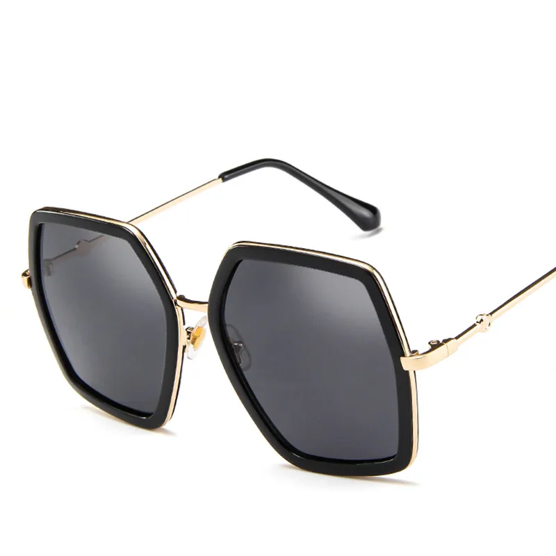 Высококачественные Квадратные Солнцезащитные очки для женщин брендовые дизайнерские винтажные Ретро солнцезащитные очки с большими рамами женские солнцезащитные очки для женщин