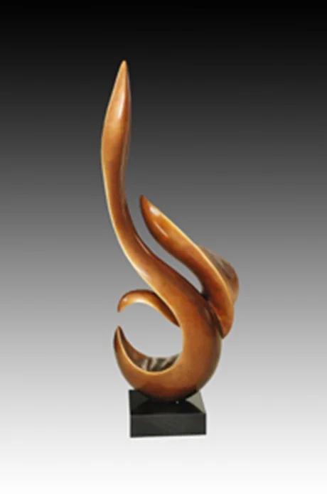 Desain patung Perunggu patung abstrak baru luar Dekorasi rumah di