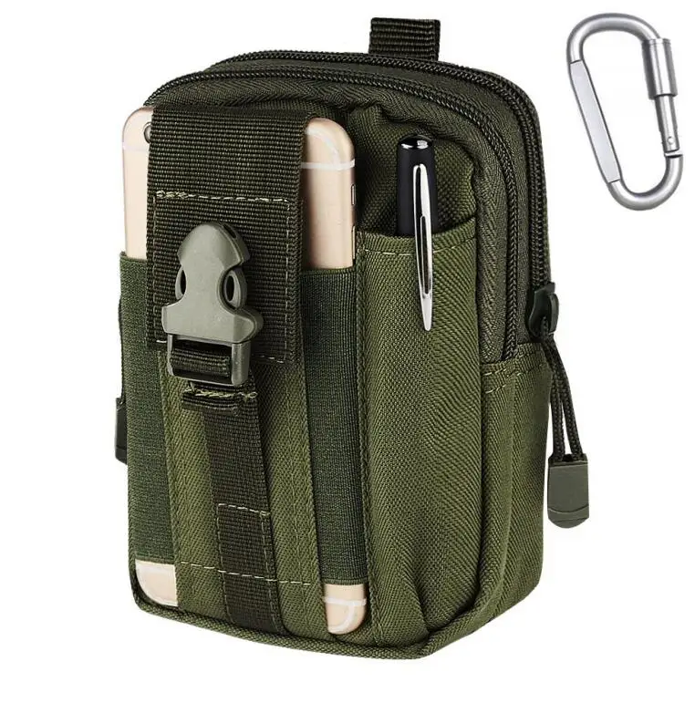 Наружная тактическая поясная Сумка EDC Molle поясная сумка для безопасности тактическая Сумка Molle универсальная сумка для EDC гаджет поясная сумка - Цвет: Olive