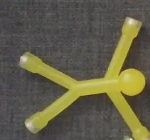 Прозрачный магнит на холодильник для мужчин Q-Man Qman, детская игрушка, магнитная фигурка, наклейка на холодильник, бумажный зажим для фото - Цвет: yellow