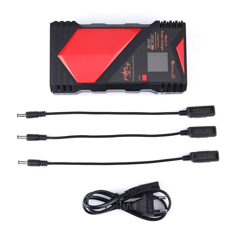 

5IN1 Car Charger with USB for DJI Mavic 2 Pro/Mavic 2 Zoom Remote Controller and Battery Outdoor Smart Fast Charging Hub