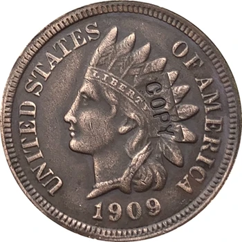 

1909-S Indian head cents coin copy