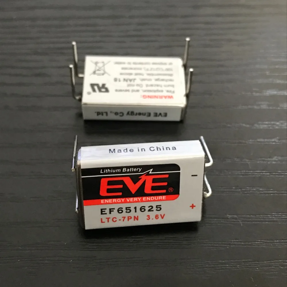 1 шт. Новый EF651625 651625 аккумулятор 3 6 В литиевая и квадратная батарея с ножками